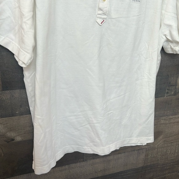 White Tommy Jeans Short Sleeve Polo Shirt - Picture 3 of 7